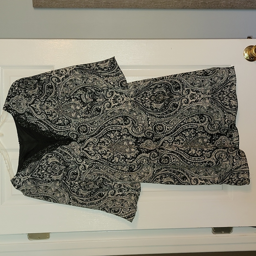 Positive attitude petite size 10 black dress